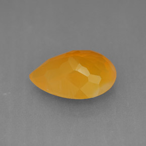 Opala de fogo amarelo natural 1,89ct, transparente, transparente/translúcido
