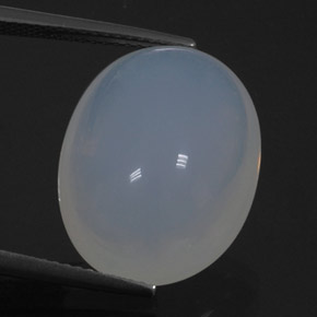 Opala de fogo branco natural 12,70ct, transparente, transparente/translúcido