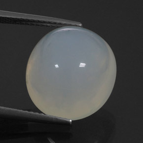 Opala de fogo branco natural 12,53ct, transparente, transparente/translúcido