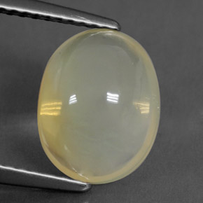 Opala de fogo amarelo natural 2,87ct, transparente, transparente/translúcido