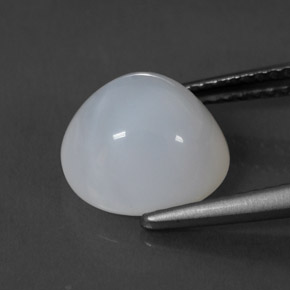 Opala de fogo branco natural 2,79ct, transparente, transparente/translúcido