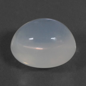 Opala de fogo branco natural 4,96ct, transparente, transparente/translúcido
