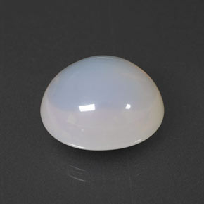 Opala de fogo branco natural 12,28ct, transparente, transparente/translúcido