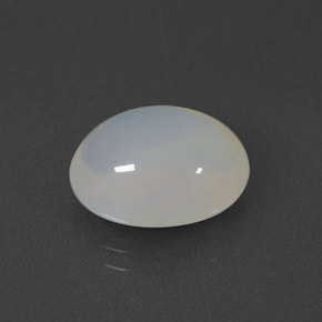 Opala de fogo branco natural 5,67ct, transparente, transparente/translúcido