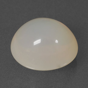 Opala de fogo branco natural 8,68ct, transparente, transparente/translúcido