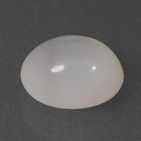 Opala de fogo branco natural 4,74ct, transparente, transparente/translúcido