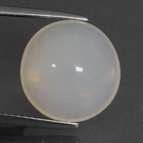 Opala de fogo branco natural 7,55ct, transparente, transparente/translúcido