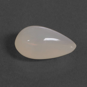 Opala de fogo branco natural 2,92ct, transparente, transparente/translúcido