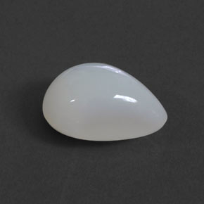 Opala de fogo branco natural 2,68ct, transparente, transparente/translúcido