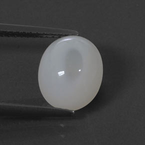 Opala de fogo branco natural 2,28ct, transparente, transparente/translúcido