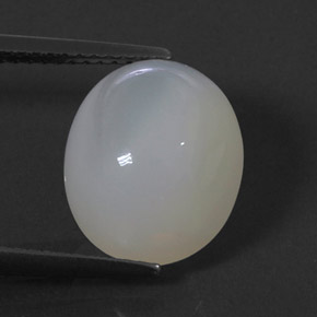 Opala de fogo branco natural 5,05ct, transparente, transparente/translúcido