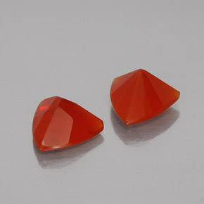 Pedras preciosas de opala de fogo laranja natural de  ct, trillion, transparente