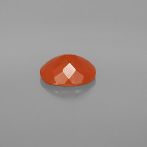 opala de fogo laranja avermelhado Natural 1.22ct, oval, Transparente