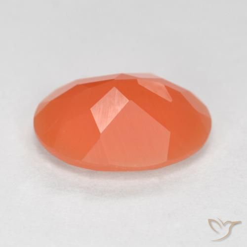 opala de fogo Laranja Avermelhado Claro Natural 1.55ct, oval, Transparente