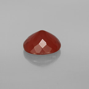 Opala de fogo laranja natural 2,57ct, corte oval, transparente