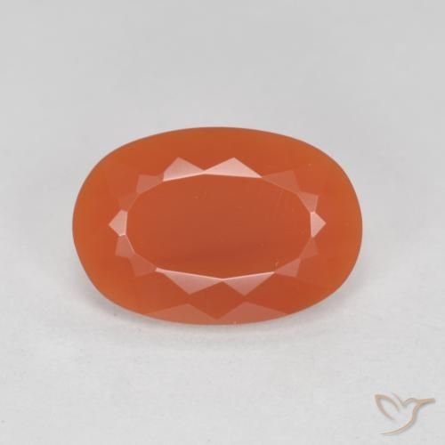 1.27ct Natural Fogo vermelho opala de fogo, oval, Transparente