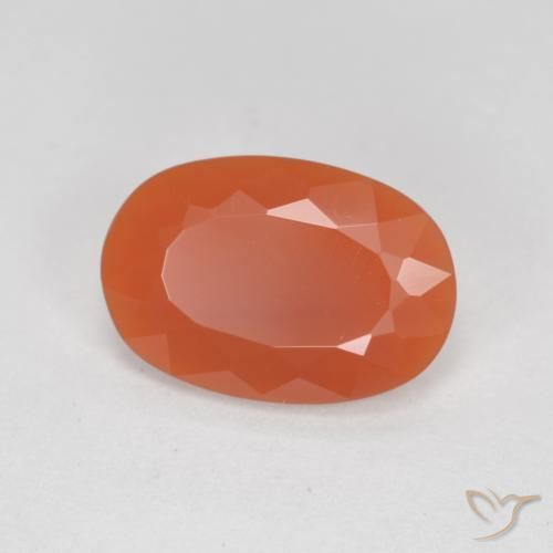 opala de fogo Fogo vermelho Natural 1.27ct, oval, Transparente