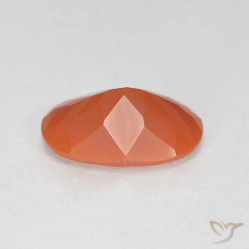opala de fogo Fogo vermelho Natural 1.27ct, oval, Transparente