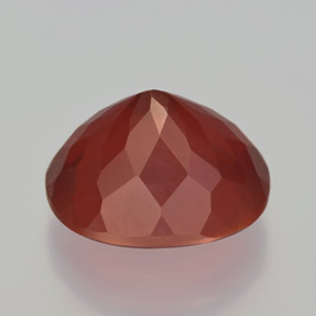 Opala de fogo vermelho natural 4,68ct, transparente, transparente/translúcido