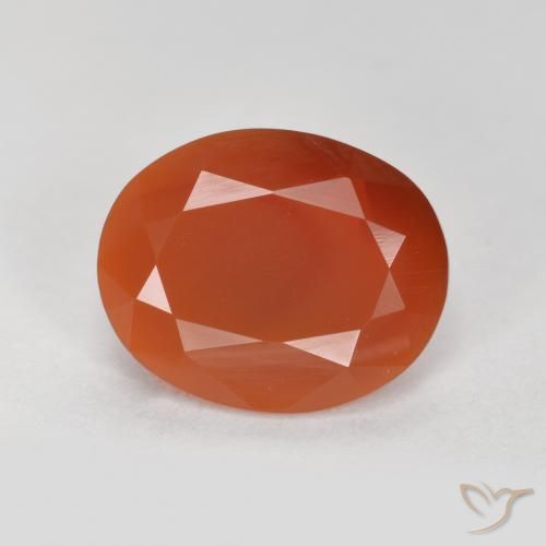 1.74ct Natural Luz vermelha opala de fogo, oval, Translúcido