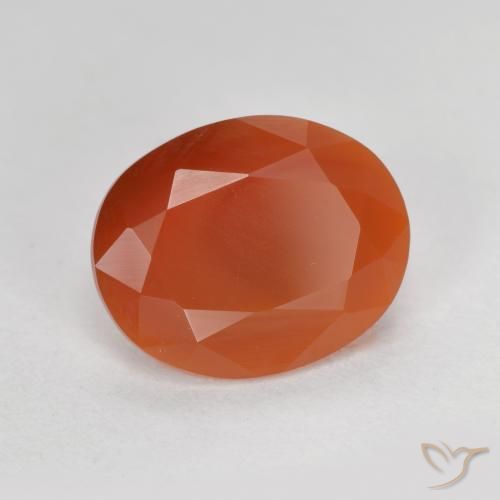 opala de fogo Luz vermelha Natural 1.74ct, oval, Translúcido
