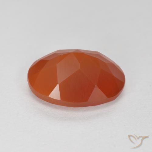 opala de fogo Luz vermelha Natural 1.74ct, oval, Translúcido
