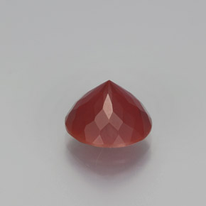 Opala de fogo laranja natural 2,00ct, corte redondo, translúcido