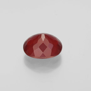 Opala de fogo vermelho natural 1,95ct, transparente, transparente/translúcido