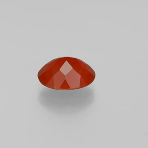 Opala de Fogo Laranja Natural 1.29ct, Corte Oval, Transparente