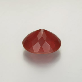 Opala de fogo vermelho natural 2,96ct, transparente, transparente/translúcido