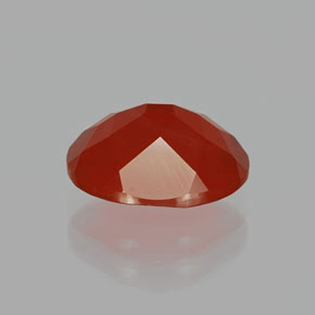 Opala de Fogo Laranja Vermelho Natural 2.97ct, Transparente, Transparente/Translúcido