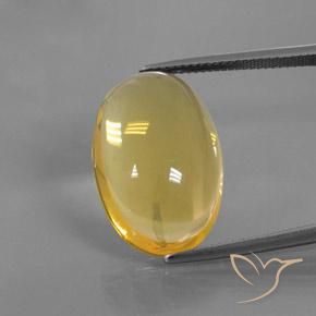 15.79ct Natural Dourado-Laranja opala de fogo, oval, Transparente