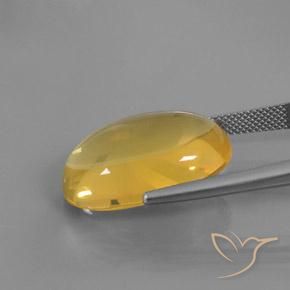 opala de fogo Dourado-Laranja Natural 15.79ct, oval, Transparente