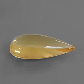 Opala de Fogo Dourado Natural 15.86ct, Formato de pêra, Transparente