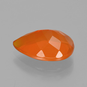 Opala de Fogo Laranja Natural 1.94ct, Formato de pêra, Transparente