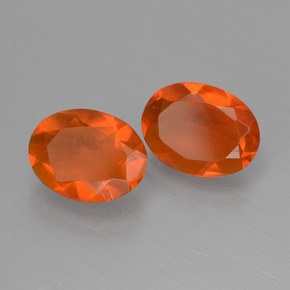 opala de fogo Laranja Natural 0.00ct, oval, Transparente