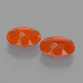 opala de fogo Laranja Natural 0.00ct, oval, Transparente