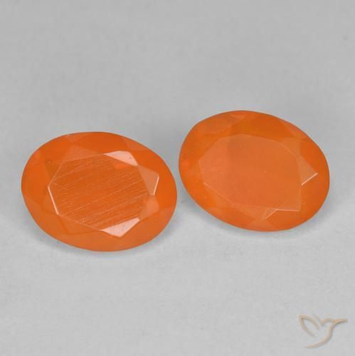 Pedras preciosas de opala de fogo Damasco Laranja Quente natural de 1.33 ct, oval, Transparente