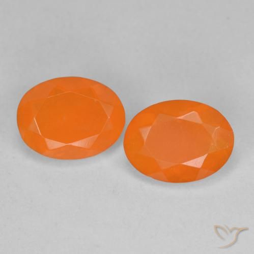 1.49ctw Natural Laranja Médio opala de fogo, oval, Transparente