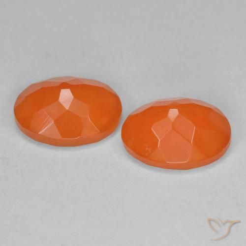 Pedras preciosas de opala de fogo Damasco Laranja Quente natural de 1.48 ct, oval, Transparente