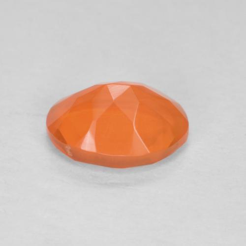 Opala de Fogo Laranja Médio Natural 0.73ct, Corte Oval, Translúcido