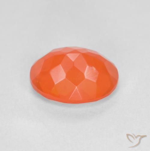 opala de fogo Laranja brilhante Natural 0.78ct, oval, Translúcido