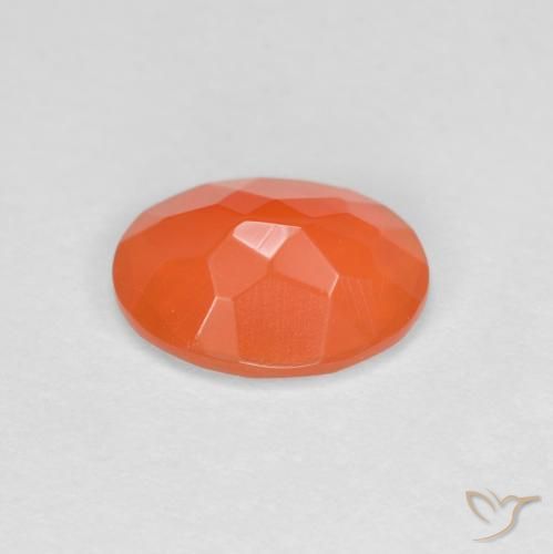 opala de fogo Laranja Intenso Natural 0.59ct, oval, Translúcido