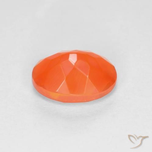opala de fogo Laranja Intenso Natural 0.77ct, oval, Translúcido
