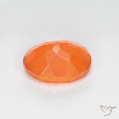 opala de fogo Laranja brilhante Natural 0.58ct, oval, Translúcido