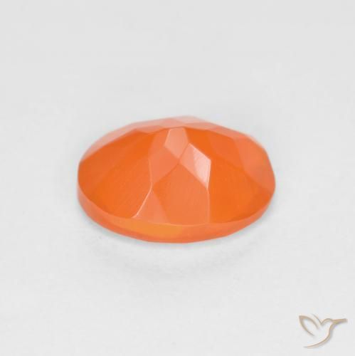 opala de fogo Laranja Médio Natural 0.71ct, oval, Translúcido