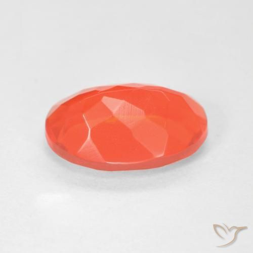opala de fogo Laranja brilhante Natural 1.97ct, oval, Transparente