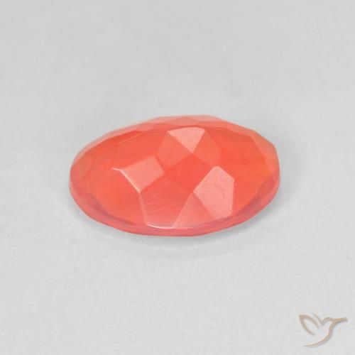 opala de fogo Laranja brilhante Natural 1.58ct, oval, Transparente