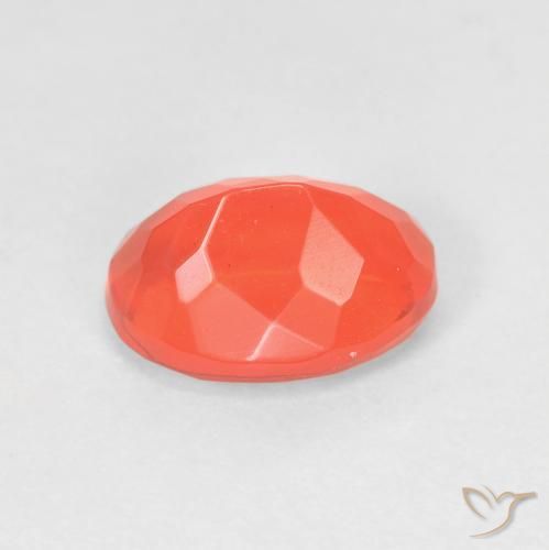 opala de fogo Laranja Intenso Natural 1.34ct, oval, Transparente