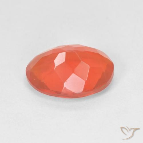 opala de fogo Laranja Médio Natural 1.61ct, oval, Transparente